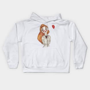 Clown girl Kids Hoodie